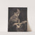 Ung pige med mandolin (1881 - 1882) by Frans Schwartz