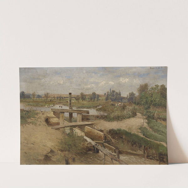 Ungarische Landschaft by Theodor Von Hörmann