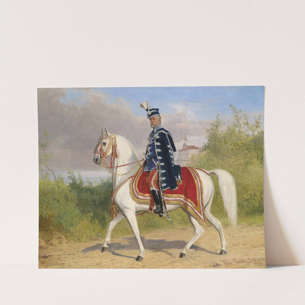 Ungarischer Adeliger zu Pferde by Wilhelm Richter
