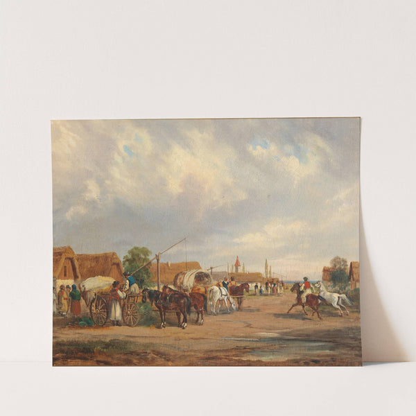 Ungarisches Dorf by Alfred Steinacker