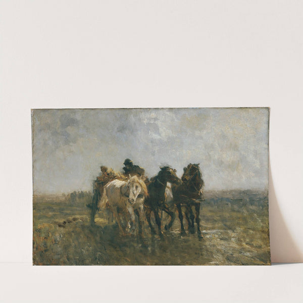 Ungarisches Fuhrwerk by Otto von Thoren