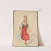 Unidentified Italian opera costume design plate 1 by W. Fasienski