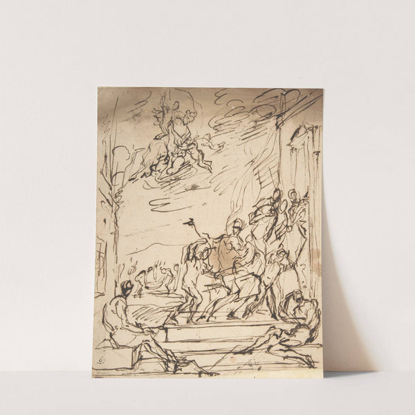 Unidentified Subject; Scene of Martyrdom by Domenico Gargiulo