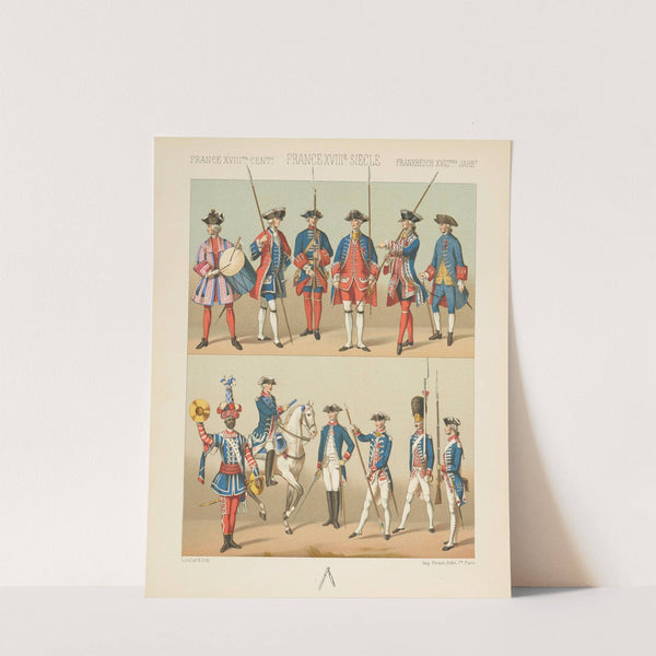 Uniformes militaires (1876-1888) by Auguste Racinet