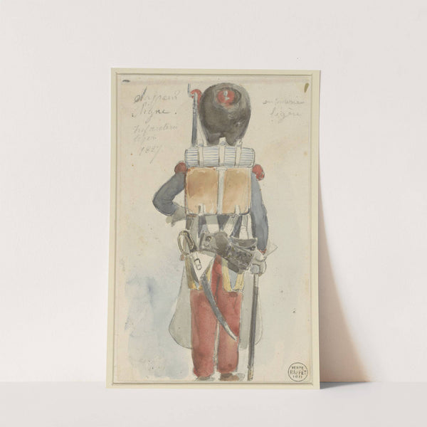 Uniformstudie by Denis Auguste Marie Raffet