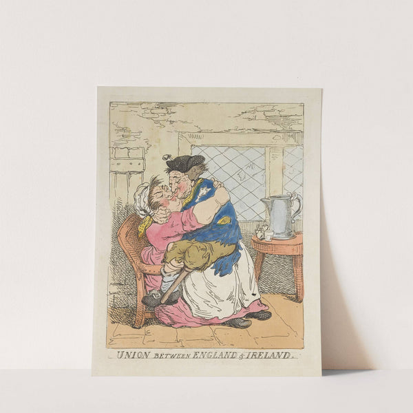 Union between England & Ireland by Thomas Rowlandson