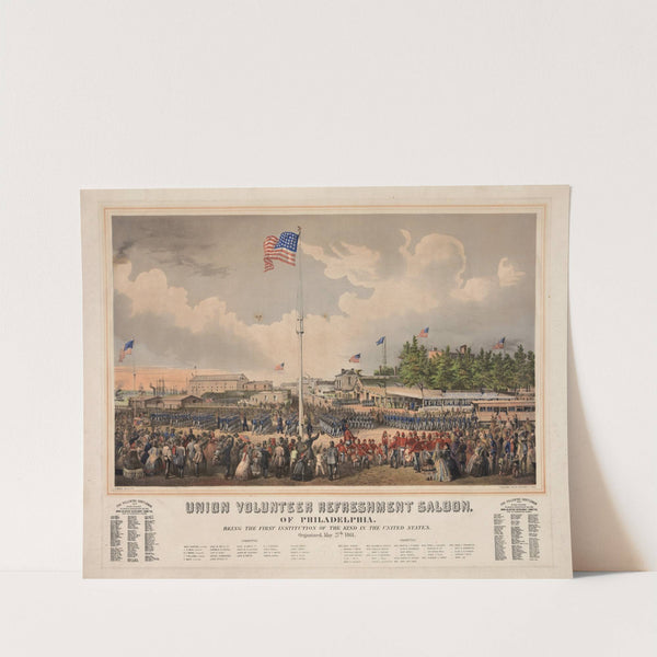 Union Volunteer Refreshment Saloon of Philadelphia (1861-1865) by James Fuller Queen