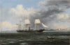 United States Steamer Kearsage Leaving Boston Harbor