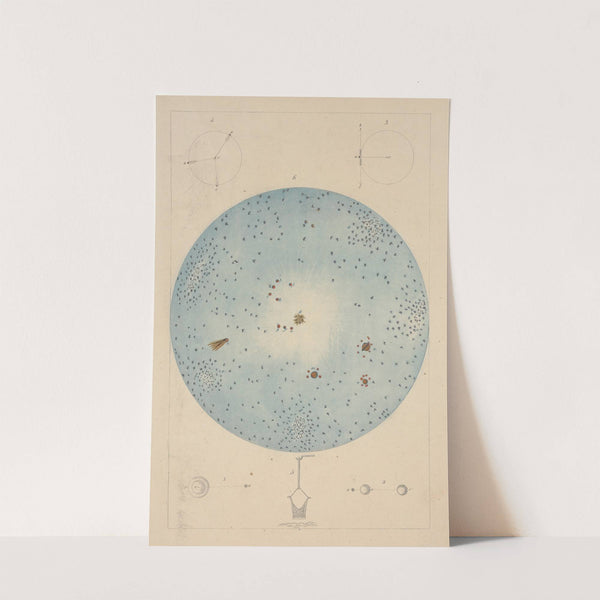 Studies of smiling faces above studies of downcast faces by Francis Grose