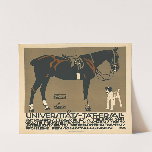 Universitäts-Tattersall (1913) by Ludwig Hohlwein