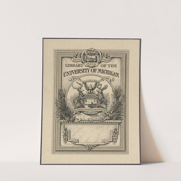 University Of Michigan Library (1899) by Joseph Winfred Spenceley