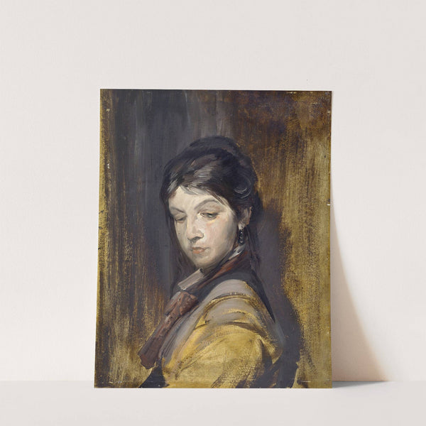 Unknown Girl (1877) by Franz von Lenbach