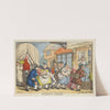 Unloading a waggon (1813) by Thomas Rowlandson