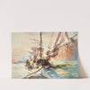 Unloading Boats by John Singer Sargent