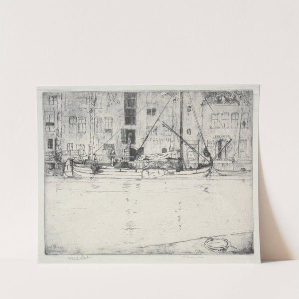 Unloading Peat (1889) by Sir Frank Short