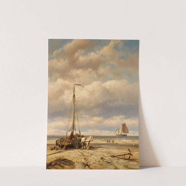 Unloading the Catch by Johannes Hermanus Barend Koekkoek