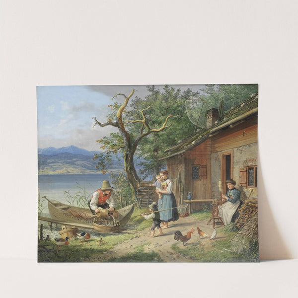 Unloading The Catch by Lorenzo Quaglio