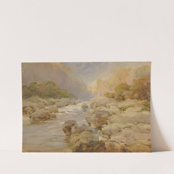 Unmodified Rock Creek, About 1910 by William Henry Holmes