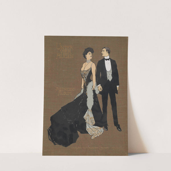 Unter vier Augen – Title Page (1908) by Ferdinand Freiherr von Reznicek