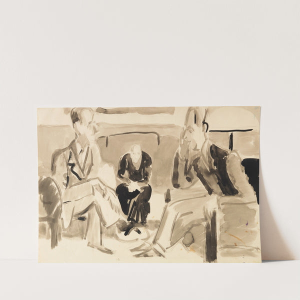 Unterhaltung (1922) by Ernst Ludwig Kirchner