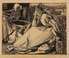 Until her death – preparatory drawing for ‘Good Words’