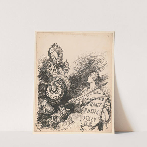 Until this monster is destroyed, there is no peace by William Allen Rogers