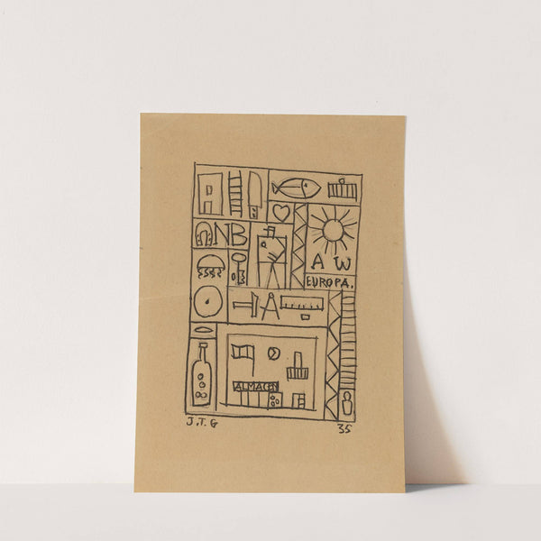 Untitled by Joaquín Torres-García