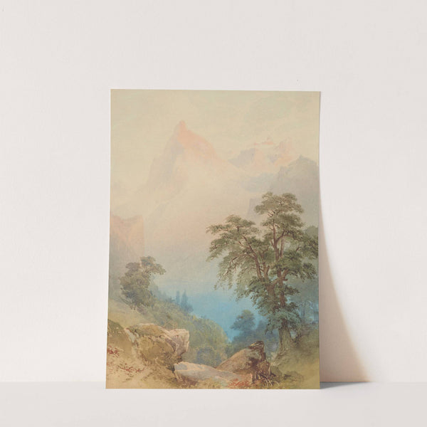 Untitled (A view of the Alps) by Nicholas Chevalier