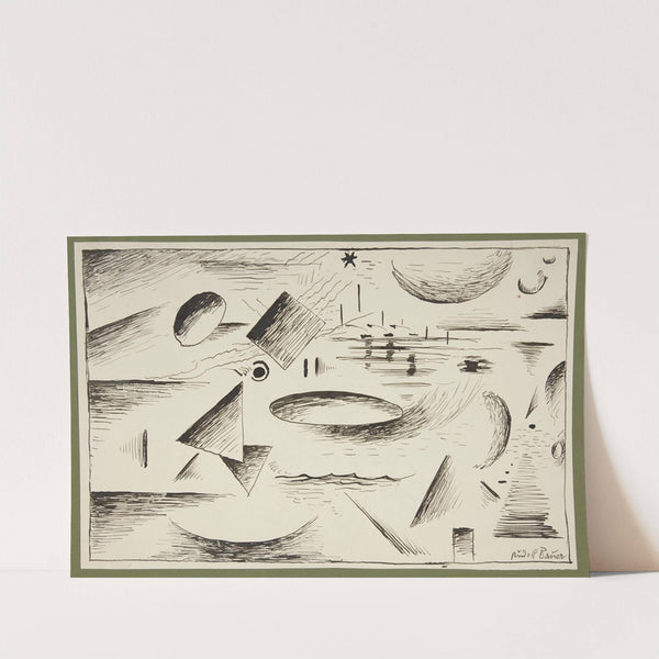 Untitled (Abstract Forms) by Rudolf Bauer