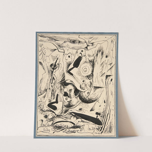 Untitled (Abstract Forms) by Rudolf Bauer