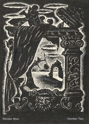 Untitled (Design for magazine cover;Ornamental motif)