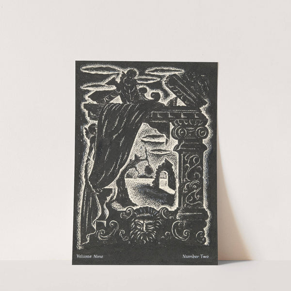 Untitled (Design for magazine cover;Ornamental motif) by Emil Ganso