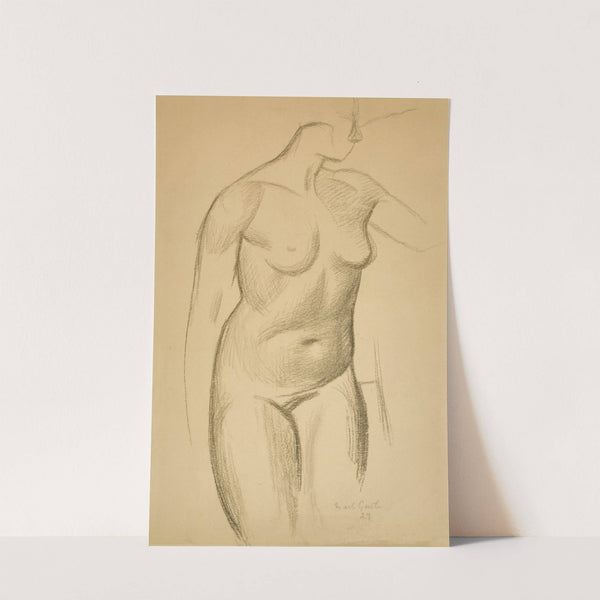Untitled (Female Nude) (1927) by Mark Gertler