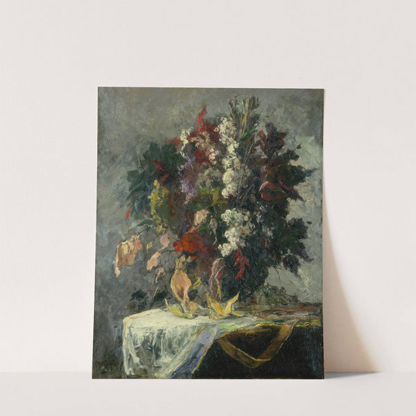 Untitled (floral still life) by Edward Mitchell Bannister