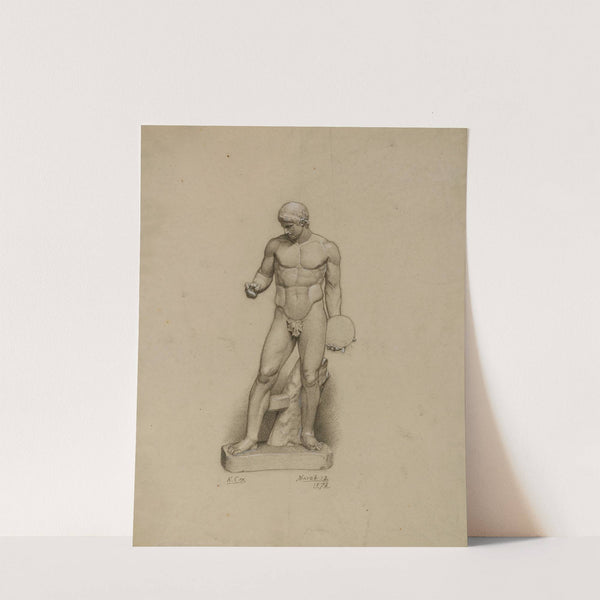 (Untitled) (Greco-Roman Discus Thrower) (1873) by Kenyon Cox