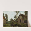 Untitled Landscape with House and Boat by Henry Ward Ranger
