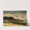 Untitled (landscape with pier) by Edward Mitchell Bannister
