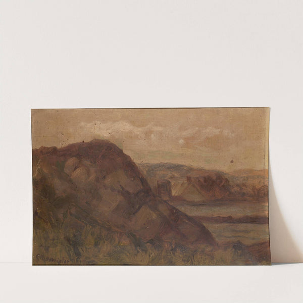 Untitled (landscape with rocks) by Edward Mitchell Bannister