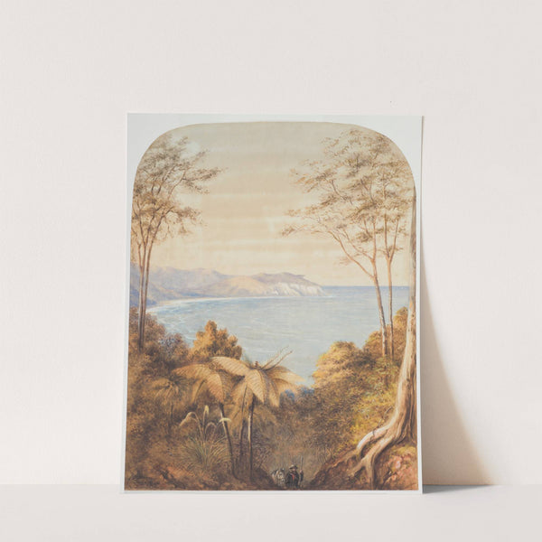 Untitled (New Zealand seascape) by Charles Decimus Barraud