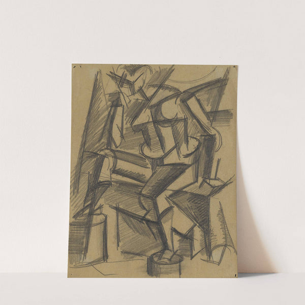 Untitled (Seated Nude) by Lyubov Popova