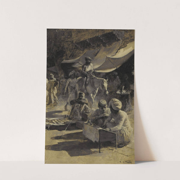 Untitled, Street life (circa 1890s) by Edwin Lord Weeks