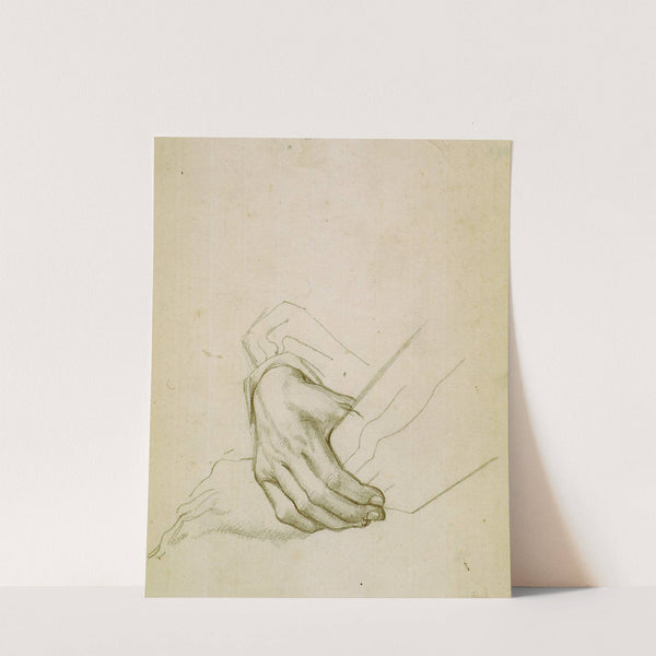 Untitled (study of hands) - preparatory drawing for 'The marriage at Cana' by Winifred Knights