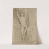 Untitled (Study of Standing Male Nude) (ca. 1874-1876) by Kenyon Cox