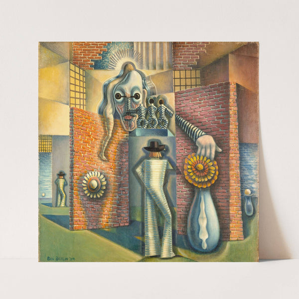 Untitled (Surreal Abstraction) (1939) by Benjamin F. Berlin