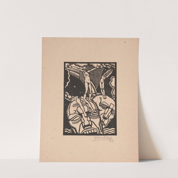 Untitled woodcut print by Winold Reiss