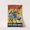 ‘Up Housewives and at ’em!’ Put out your paper, metal, bones. They make planes, guns, tanks, ships & ammunition (between 1939 and 1946) by Yates-Wilson