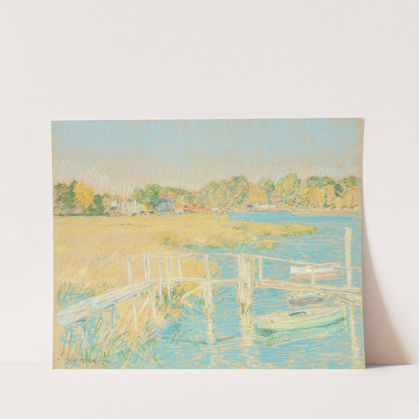 Up the River, Late Afternoon, October (1906) by Childe Hassam