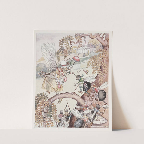 Up the tree trunk they scurried... by Walter Harrison Cady