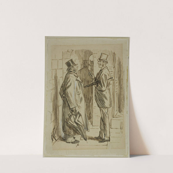 Upon the Mart by Charles Samuel Keene