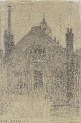 Upper Façade of House on the Hemonylaan, Amsterdam
